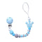 Abnex Personalized Baby Pacifier Clip | Beads Silicone Pacifier Chain Holder