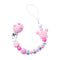 Abnex Personalized Baby Pacifier Clip | Beads Silicone Pacifier Chain Holder