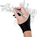 ArtNetic Artist Glove for Drawing Tablet, iPad (Smudge Guard, Two-Finger, Reduces Friction) - Ooala