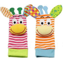 Babyn Playful & Colorful Infant Foot Socks, Wrist Rattle Toys