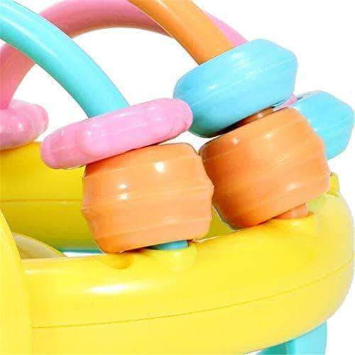 Babytoys Soft Rubber Hand Rattle | Early Educational Toy For Baby 0-12 Months - Ooala