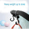 Bagvio 2Pcs Multipurpose Stroller Hanger | Hooks Pram Rotate 360 Degrees