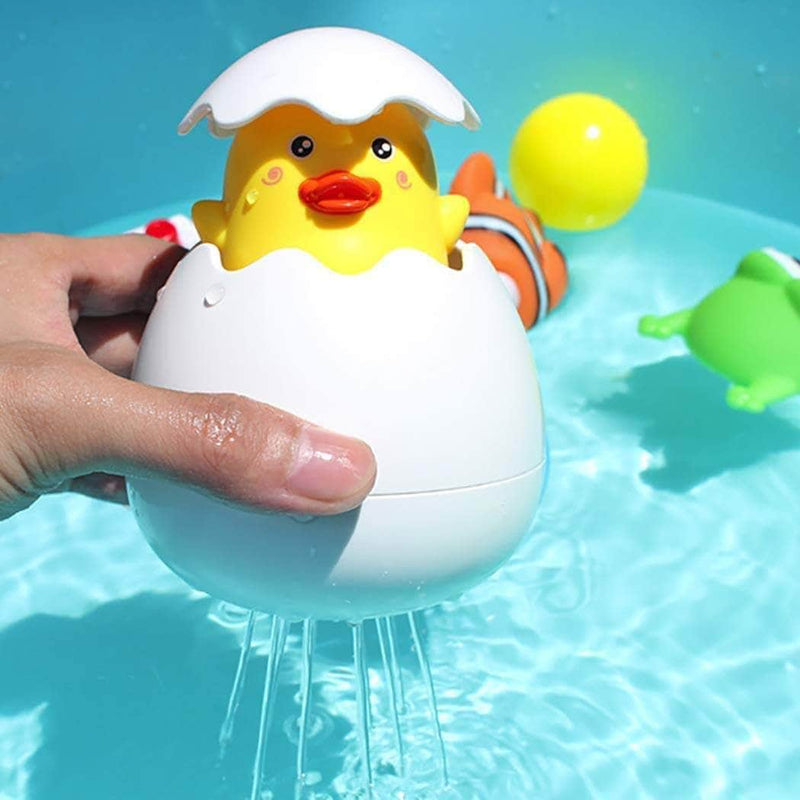 Bjird Penguin and Duck Egg Squirt Bath Toys