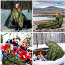 BluCamp Emergency Waterproof Outdoors Sleeping Bag | Lightweight Thermal Nylon Survival Sack - Ooala