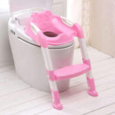 Broome Potty Training Toilet Seat with Step Stool Ladder | Non-Slip, Adjustable Chair with Backrest - Ooala