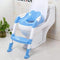Broome Potty Training Toilet Seat with Step Stool Ladder | Non-Slip, Adjustable Chair with Backrest - Ooala