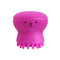 Brussh Octopus Shape Handheld Foaming Facial Scrub & Massager | Gentle Cleansing Silicone Face Brush