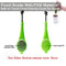 Chafill Portable Green Silicone Tea Infuser, Strainer with Built-In Plunger