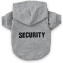 ChicAttire Security Pet Clothes |  Hoodies For Cats and Dogs, Gray
