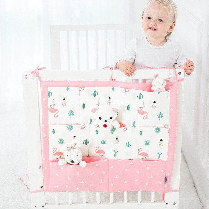 Childom Nursery & Diaper Hanging Organizers for Baby Bed Crib