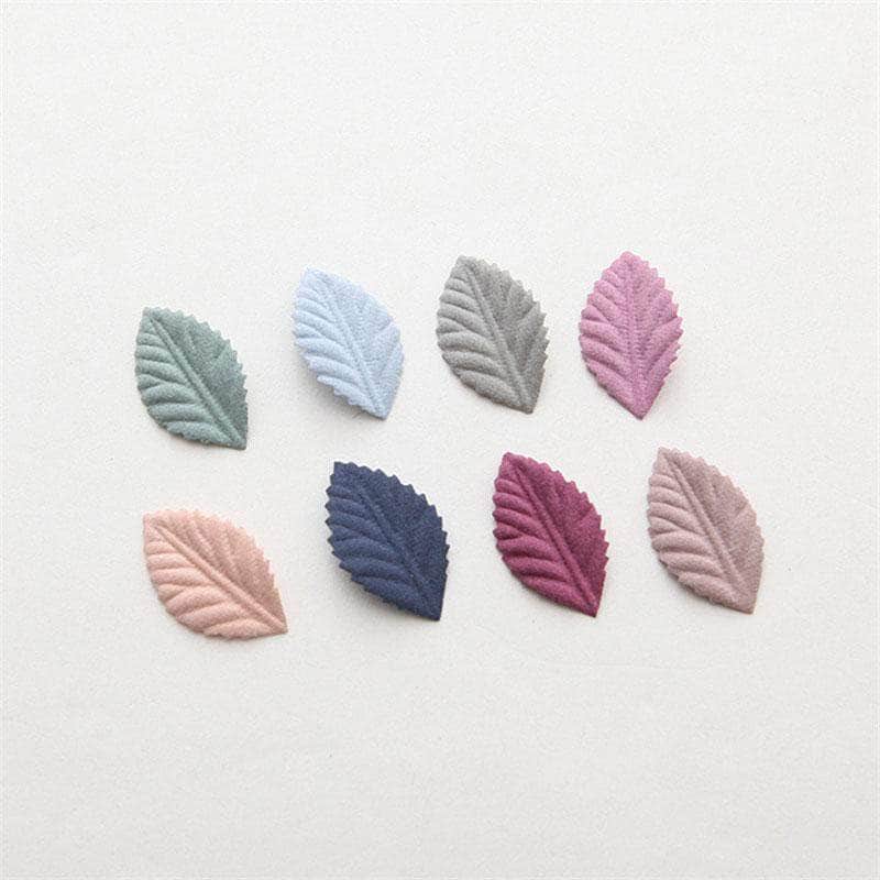 CraftLux Handmade Leaves for Scrap booking and Art Craft DIY│50 Pcs Assorted Colors
