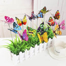 DecoRaze Butterfly Stakes for Indoor and Outdoor Decoration, 24 pcs