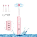 Diuns Powerful Sonic Cleaning Electric Toothbrush with Built-in Auto-Timer│Rechargeable & Waterproof