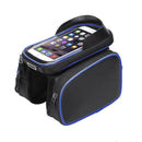Exeleos Waterproof Handlebar Bicycle Bag | Phone Holder Front Frame Bag with Touchscreen