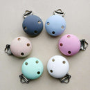 Faux Silicone Pacifier Clip Teething Beads