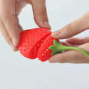 FirstBrew Strawberry Tea Strainer | Silicone Loose-Leaf Tea Infuser