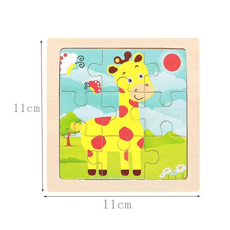 FixPuzzaw Kids Toy Wooden 3D Puzzle Jigsaw | Educational Learning Toys
