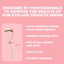 Flovura Professional Eyelash Curler Eye Lashes | Curling Clip Makeup Tool