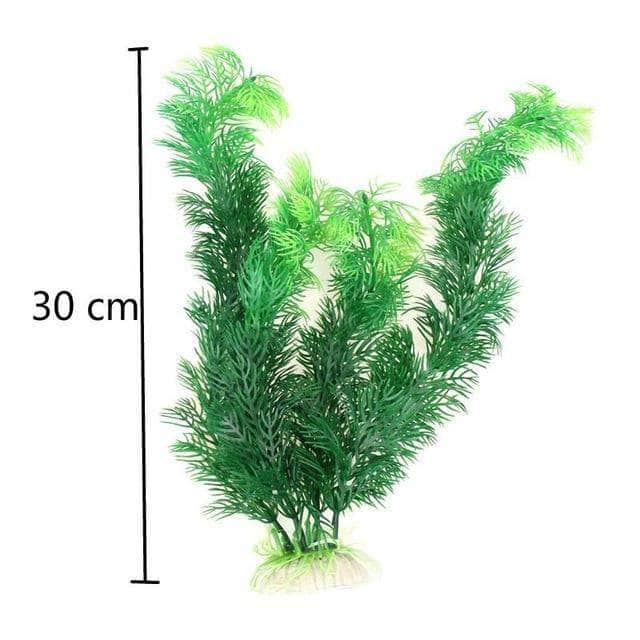 GetBuzzed Artificial Water Plant | Plastic Grass Decoration for Fish Tanks