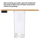 GoGreen 5Pcs Natural Bamboo Toothbrush, Charcoal-Infused Soft Hair Bristles, Eco-friendly Oral Care Tool - Ooala