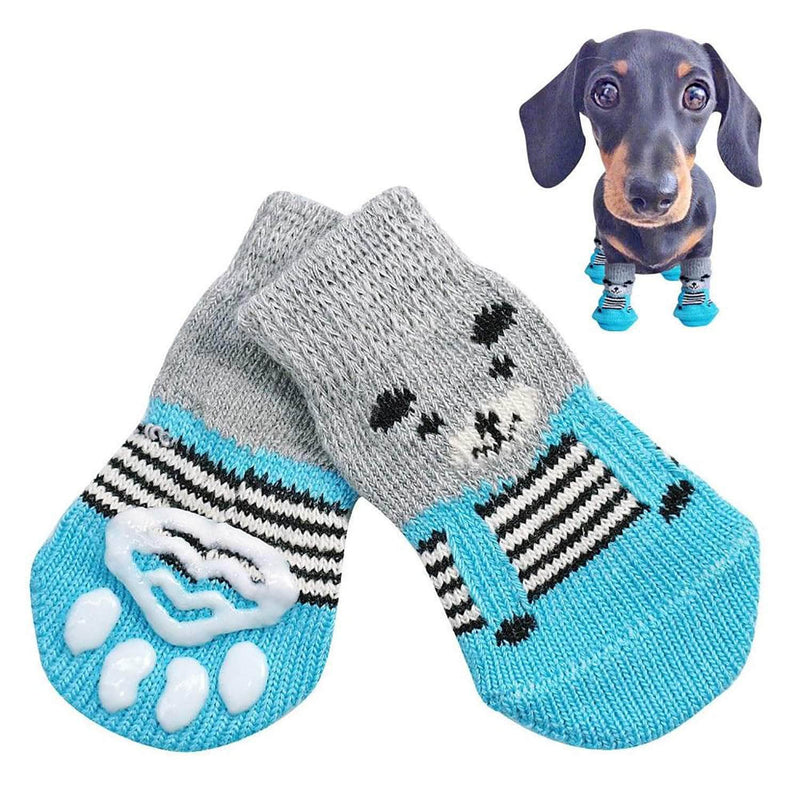 HappyYappy Anti-Slip Pet Socks for Dogs and Cats