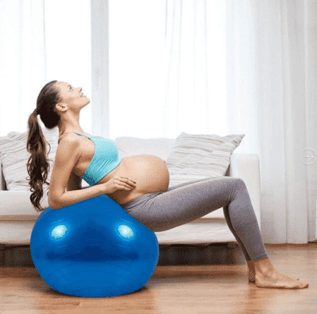 HealthyLifestyle Exercise Ball for Yoga, Fitness, Balance Stability, Extra Thick | 85cm - Ooala
