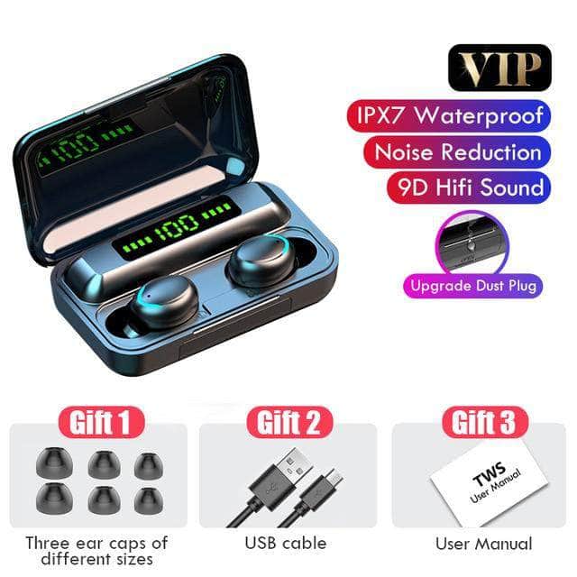 Bozti Bluetooth V5.0 Wireless Earphones with Microphone |  Waterproof Sports Headset | 2200mAH