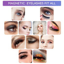 HotGlam Magnetic Eyelashes and Eyeliner Kit, 3-Pairs