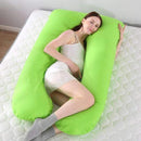 Worivo Cotton Maternity Pillow | U Shaped Pregnancy Sleeping Support - Ooala