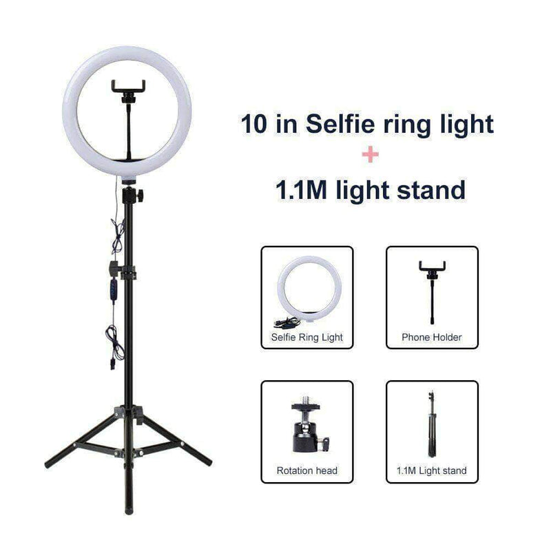 InFocus 10" LED Selfie Ring Light - Ooala