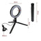 InstaBright 6 inch LED Ring Light with Tripod Stand - Ooala