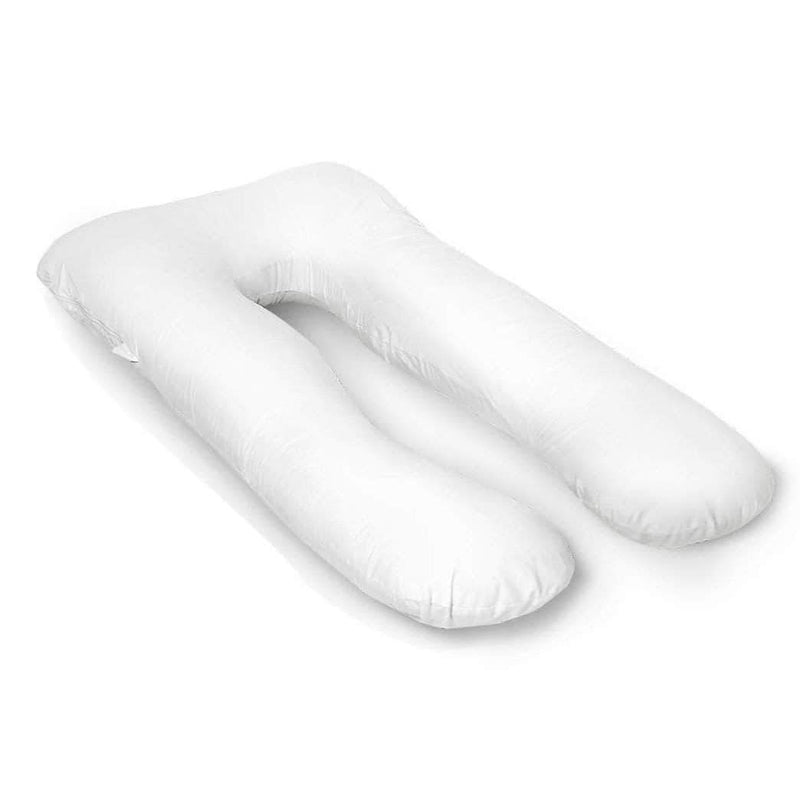 JMS Cotton Maternity Body Pillow | U Shaped Pregnancy Sleeping Support - Ooala