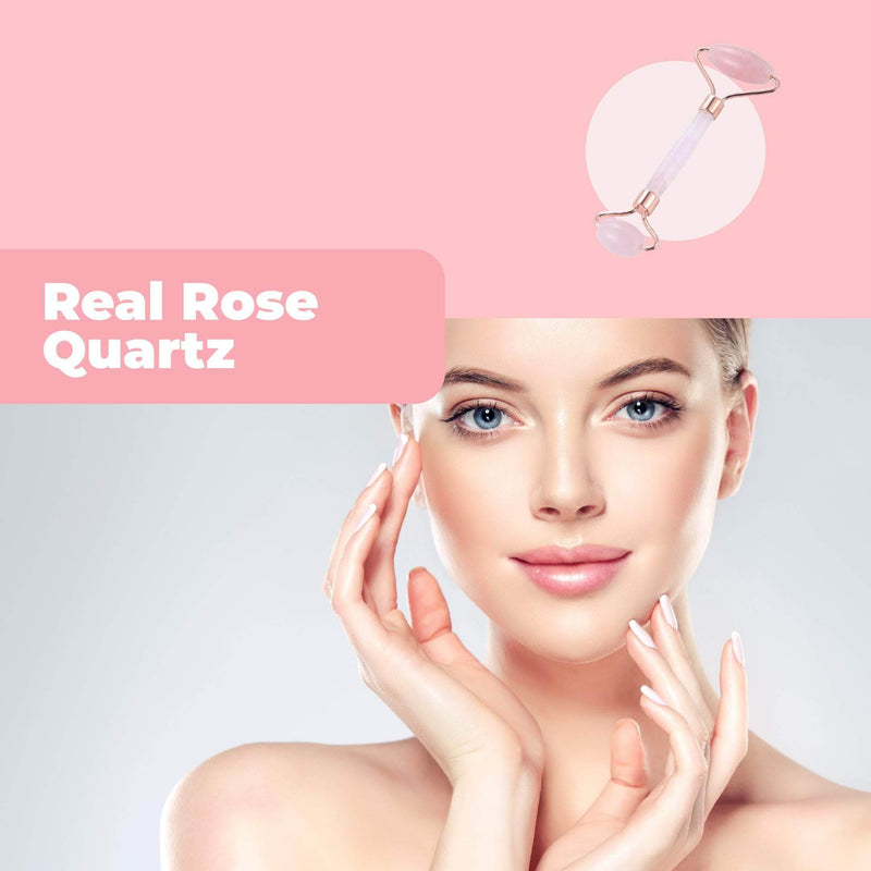 Keiras™ Rose Quartz Stone Facial Roller