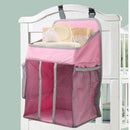Kiex Hanging Baby Diaper Caddy Organizer for Crib Changing Table or Wall Nursery