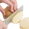 ChopSlice Stainless Steel Crinkle Cutter Knife, Ideal for Potato, Cucumber and Carrot - Ooala