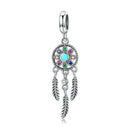Lacic Authentic 925 Sterling Silver Dream Catcher Charms Compatible w/ Pandora Bracelets & Necklaces