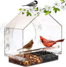 LightWings Acrylic Transparent Bird Feeder Tray | Birdhouse Window with Suction Cup - Ooala