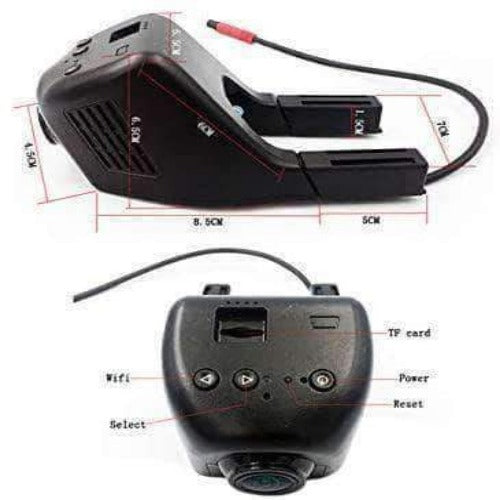 BeLite Full HD 1080P Car DVR Built-in WiFi 160 Degree Wide Angle Dashboard Camera, G-Sensor,Loop Recording - Ooala