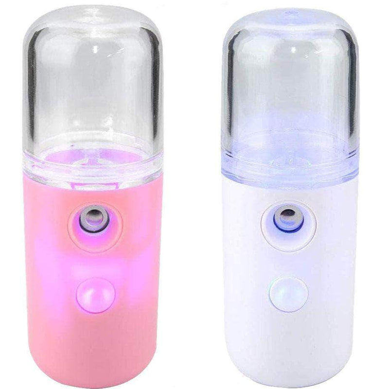 Lores Portable Moisturizing Mist Sprayer Mini Nano Facial Steamer Skin Care with USB Rechargeable - Ooala