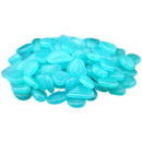 Flais Glow in the Dark Pebbles for Garden, Walkway, Patio, Lawn & Fish Tank Decorations│50 Pcs