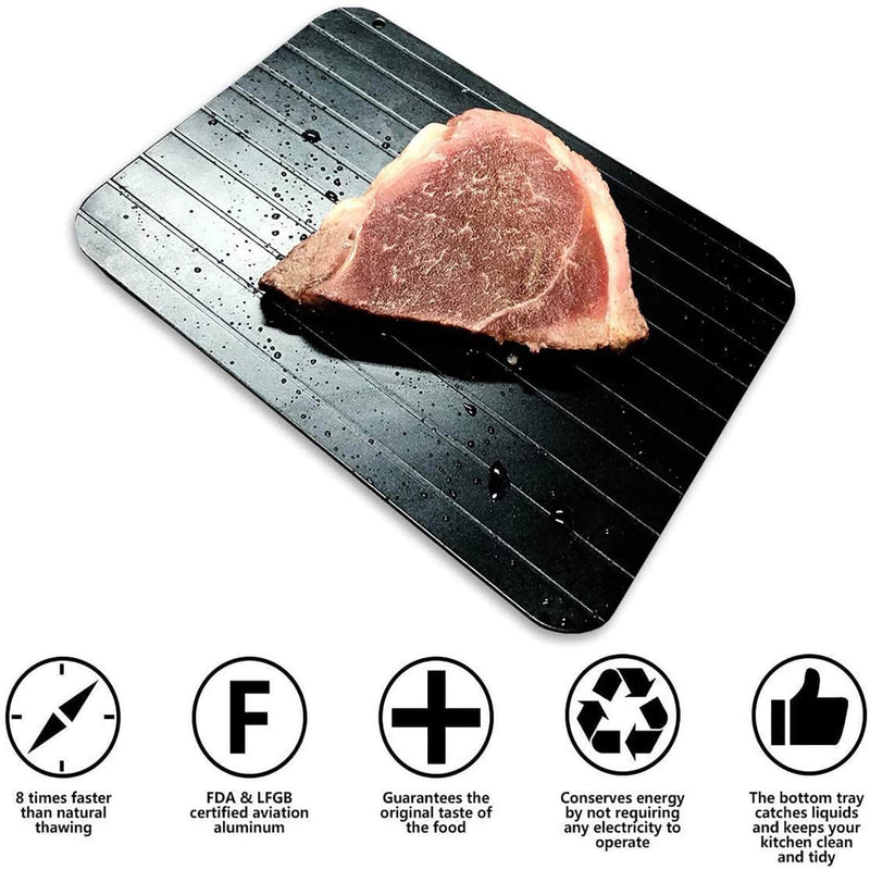 MadFood Defrosting Tray | Thaws Frozen Food Faster