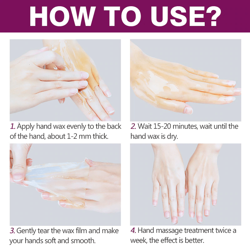 Maxinique Mango Moisturizing Hand Wax | Exfoliating & Anti-Aging Hand Skin Cream