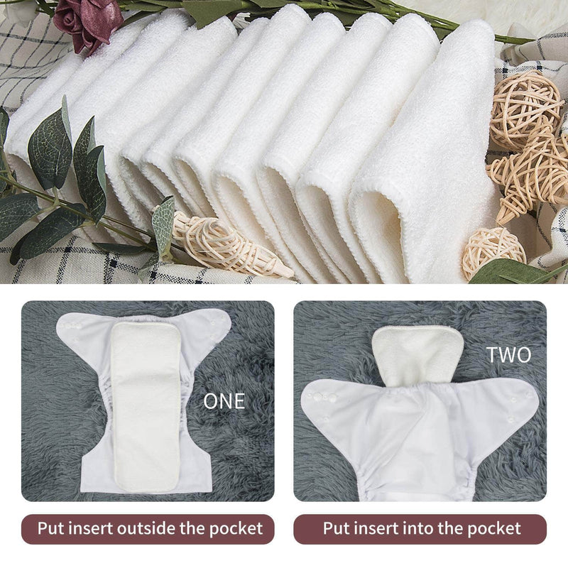 Melour Reusable Cloth Diaper, Adjustable & Washable Baby Nappies | Orange