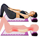 Neorm Acupressure Mat and Pillow Set for Back/Neck Pain Relief and Muscle Relaxation