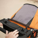 Onyx Stroller Organizer with Deep Cup Holders and Zippered Compartments
