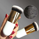 Divaza Chubby Pier Foundation Brush | Professional Flat Cream Makeup Brushes