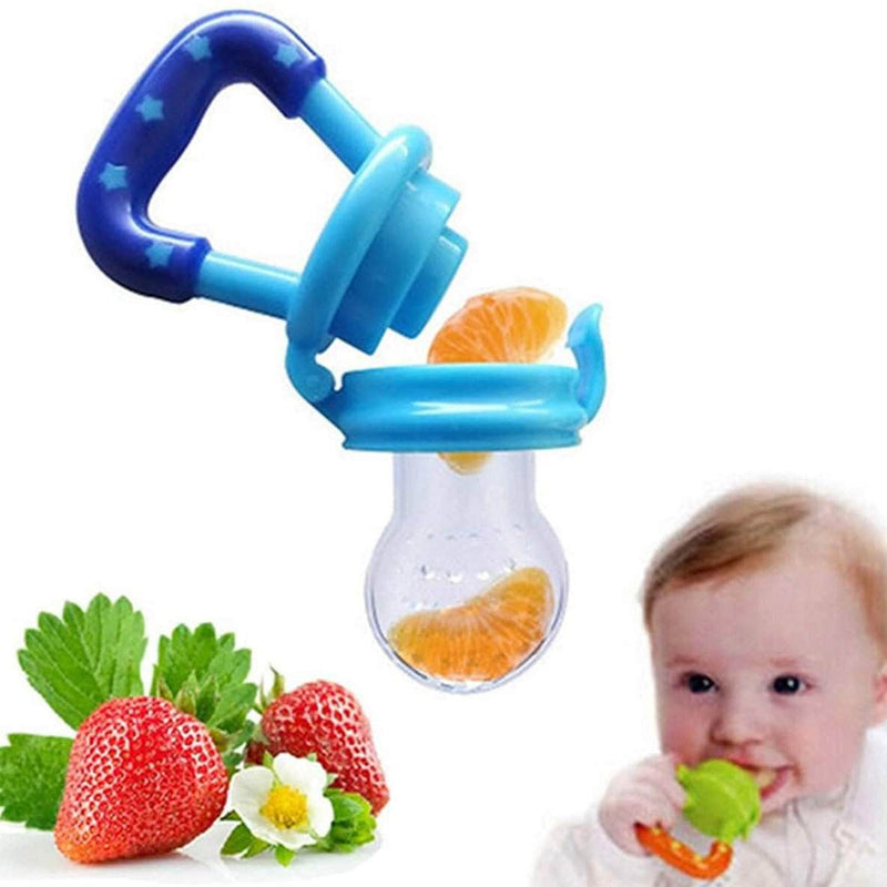 Calies Baby Fruit Feeder Pacifier - Fresh Food Feeder &Teething Toy for Toddlers & Kids│Blue