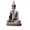 GREENHome Garden Buddha Statue, Naturally Made Sandstone Miniature