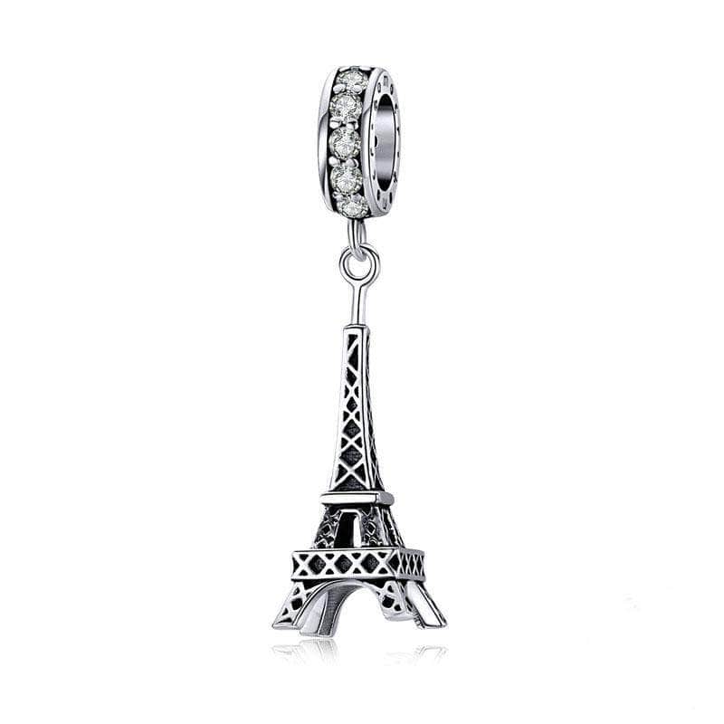 Lacic 925 Sterling Silver Paris Eiffel Tower Landmark Charms