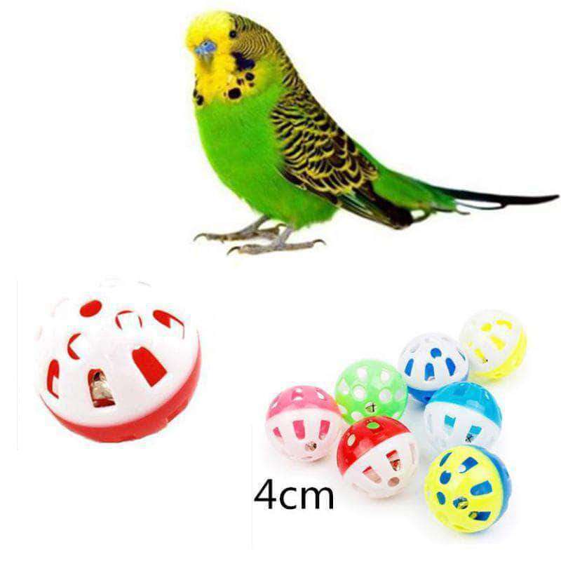 Kwiclo Hollow Ball for Parrot, Parakeet, Cockatiel Fun Bell Cage Toys - Ooala